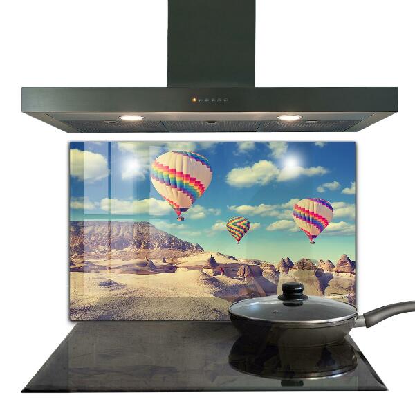 Kitchen splashback Cappadocia balloons türkiye