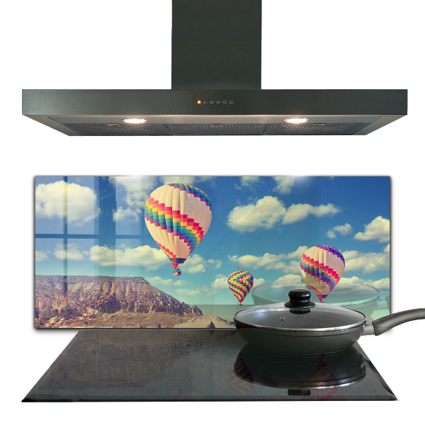 Kitchen splashback Cappadocia balloons türkiye