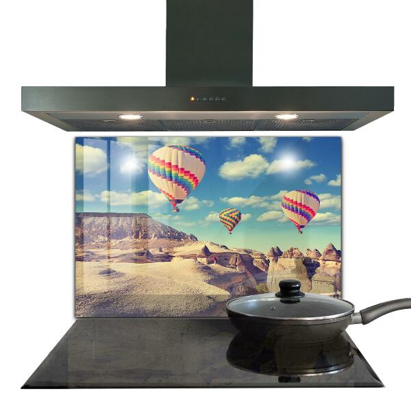 Kitchen splashback Cappadocia balloons türkiye