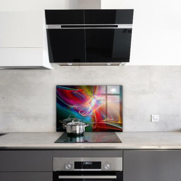 Cooker splashback Energetic color mix