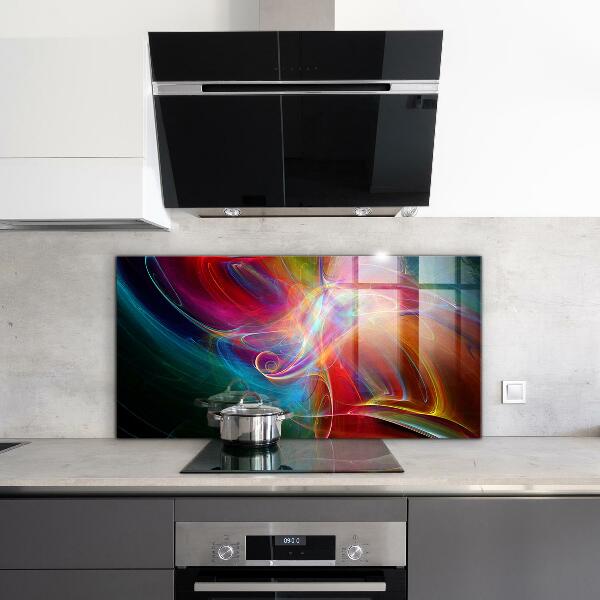 Cooker splashback Energetic color mix