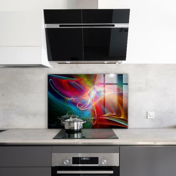 Cooker splashback Energetic color mix