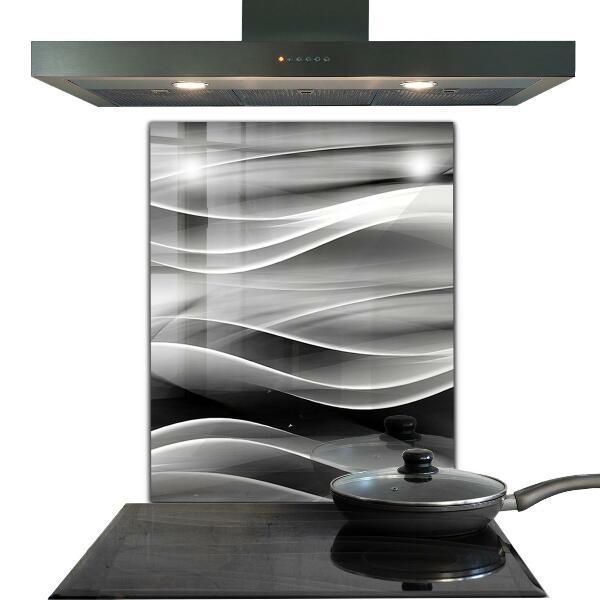 Cooker splashback Waves abstraction