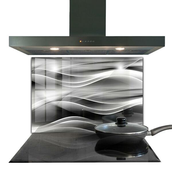 Cooker splashback Waves abstraction