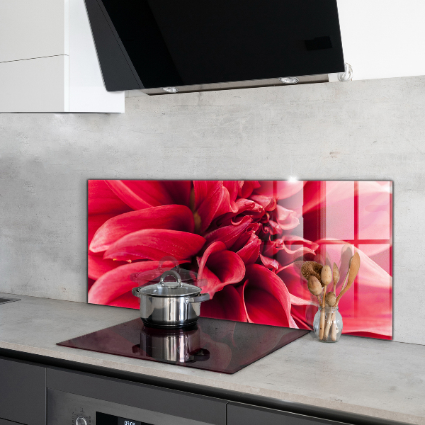Kitchen splashback Energetic flower power of nature
