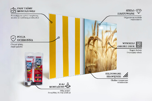 Kitchen splashback Grain gifts of mother nature