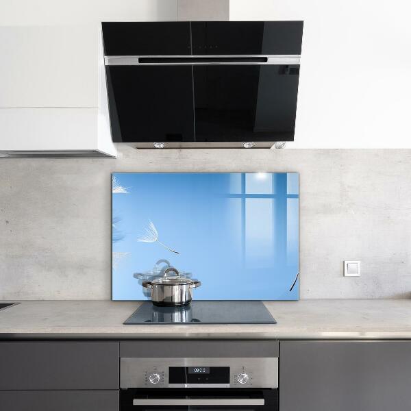 Kitchen splashback Delicate dandelions