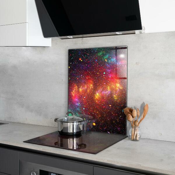Cooker splashback Galaxy chaos fantasy
