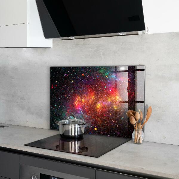 Cooker splashback Galaxy chaos fantasy