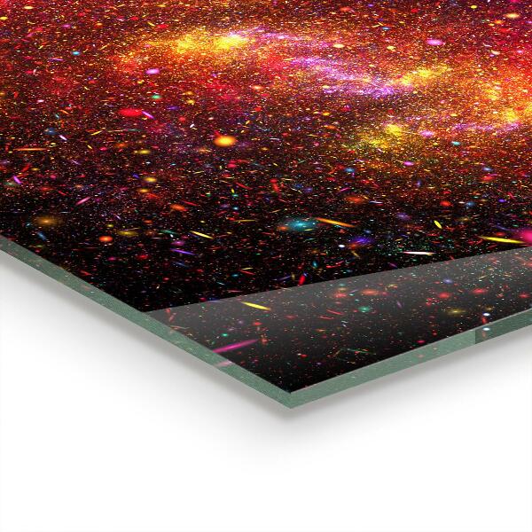 Cooker splashback Galaxy chaos fantasy