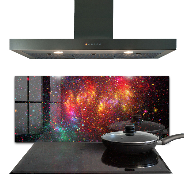 Cooker splashback Galaxy chaos fantasy