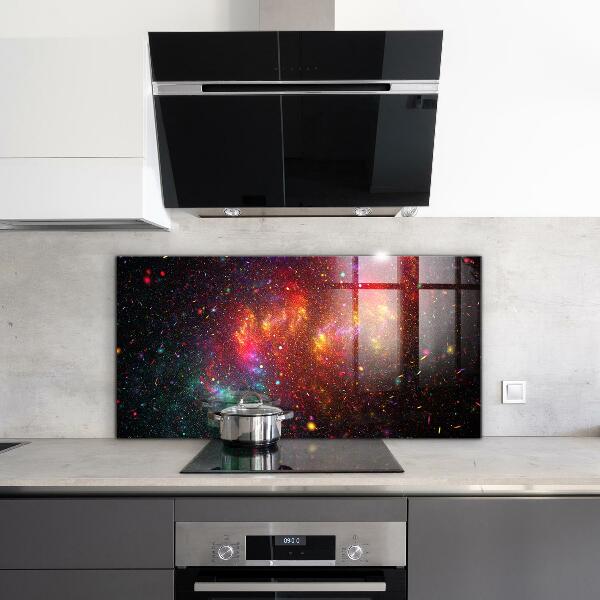 Cooker splashback Galaxy chaos fantasy