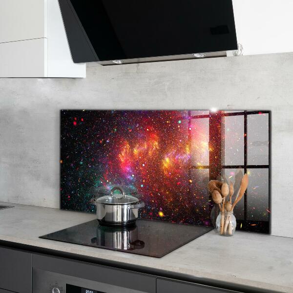 Cooker splashback Galaxy chaos fantasy