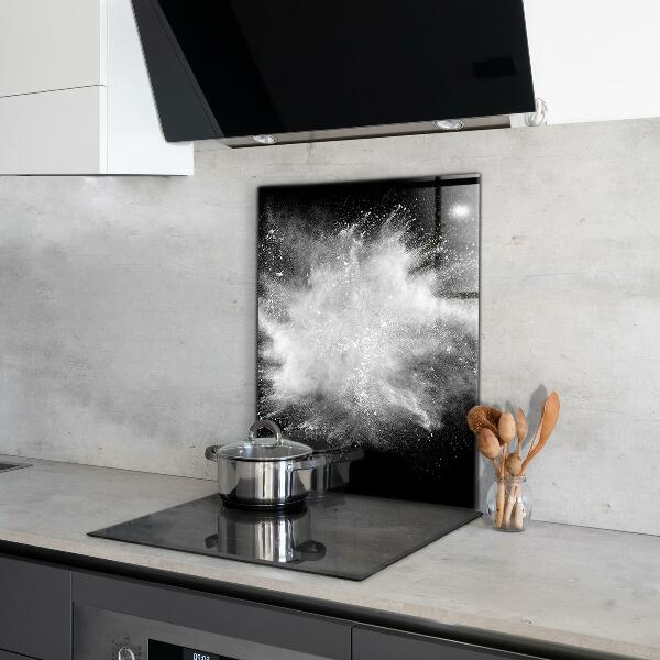 Kitchen splashback Powder explosion abstraction