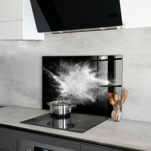 Kitchen splashback Powder explosion abstraction