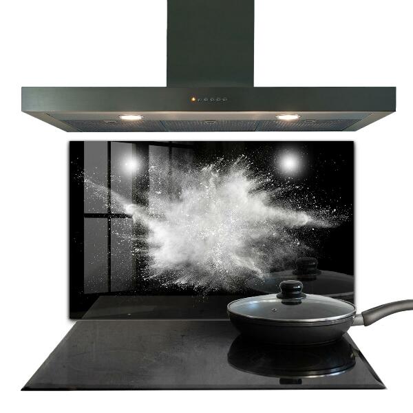 Kitchen splashback Powder explosion abstraction