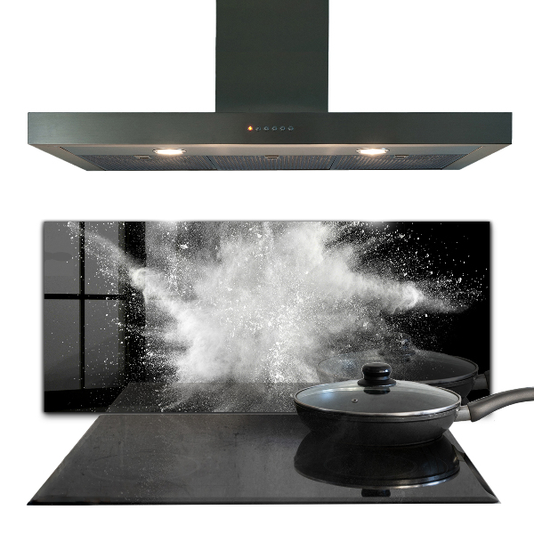 Kitchen splashback Powder explosion abstraction