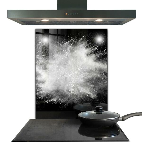 Kitchen splashback Powder explosion abstraction