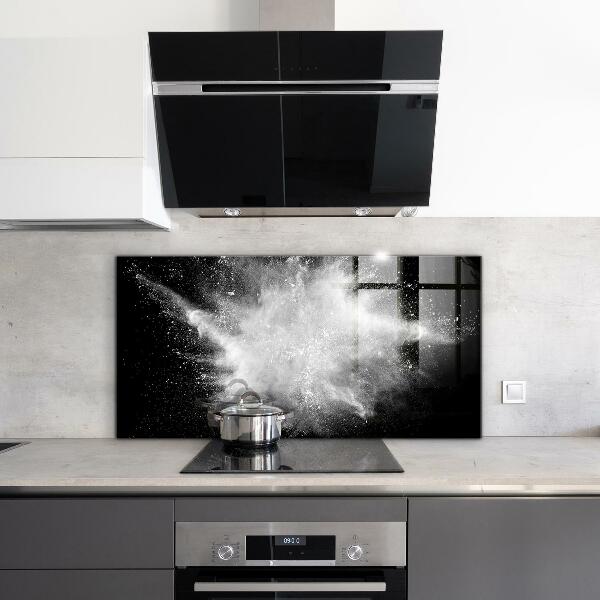 Kitchen splashback Powder explosion abstraction