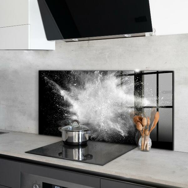 Kitchen splashback Powder explosion abstraction