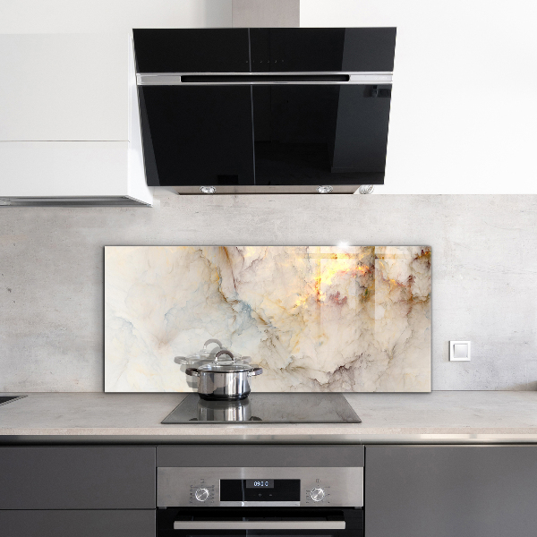 Cooker splashback Abstract marble
