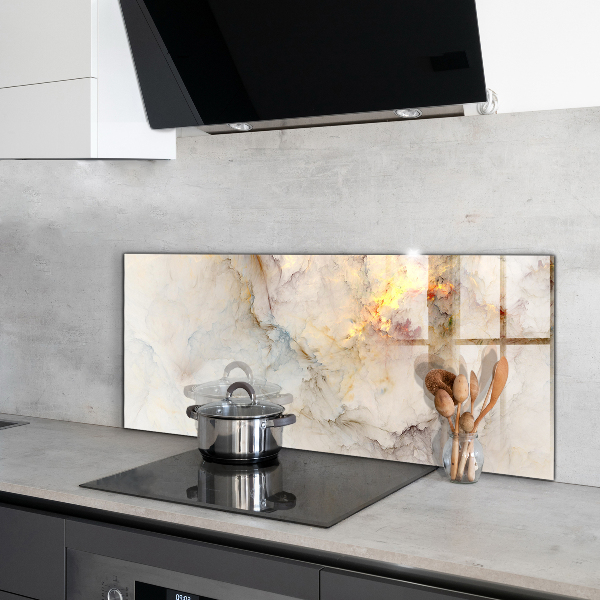 Cooker splashback Abstract marble