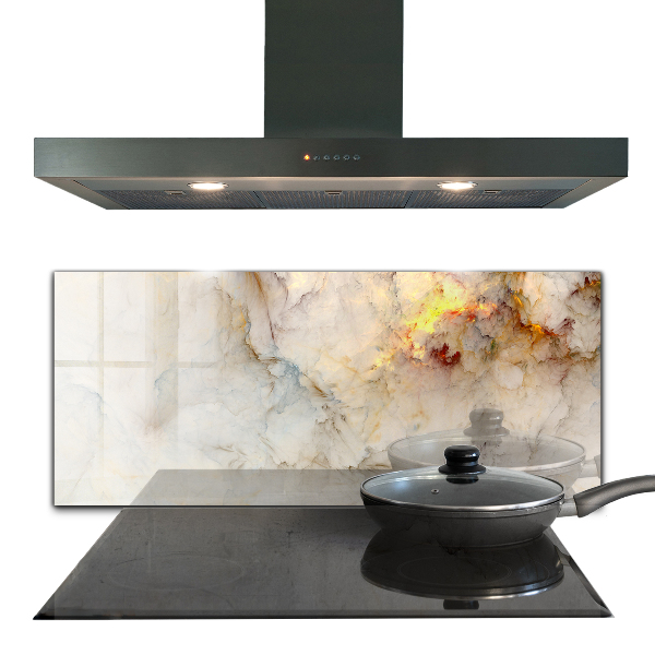 Cooker splashback Abstract marble