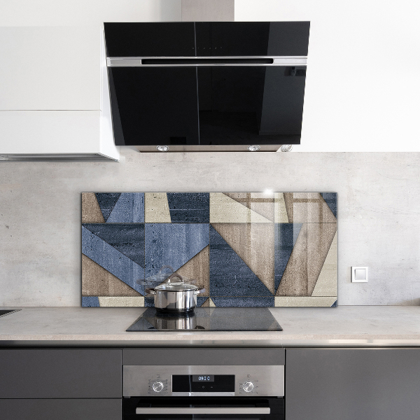 Cooker splashback Geometric abstraction