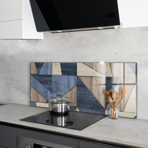 Cooker splashback Geometric abstraction