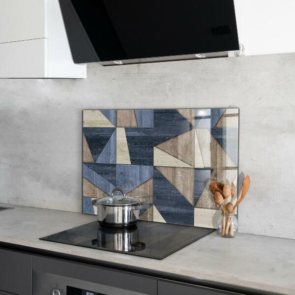 Cooker splashback Geometric abstraction