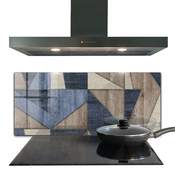 Cooker splashback Geometric abstraction