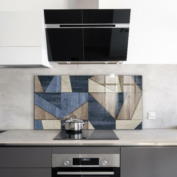 Cooker splashback Geometric abstraction