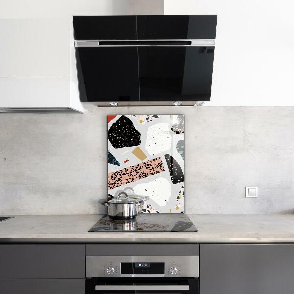 Kitchen splashback Terrazzo terrazzo granite