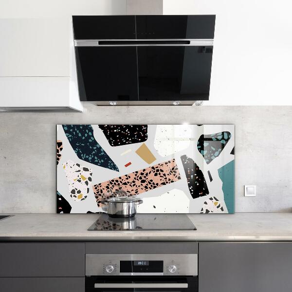 Kitchen splashback Terrazzo terrazzo granite