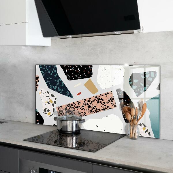 Kitchen splashback Terrazzo terrazzo granite