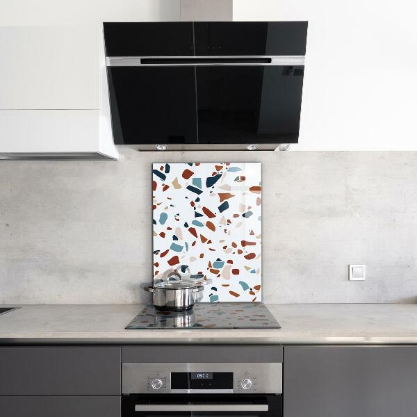 Kitchen splashback Terrazzo stone