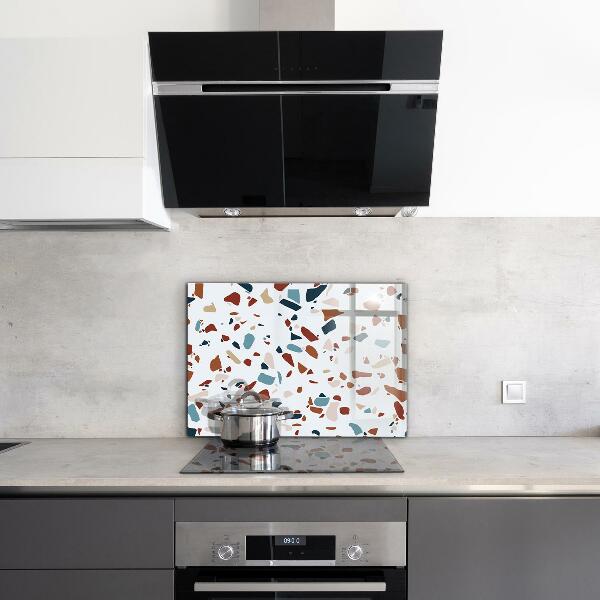 Kitchen splashback Terrazzo stone