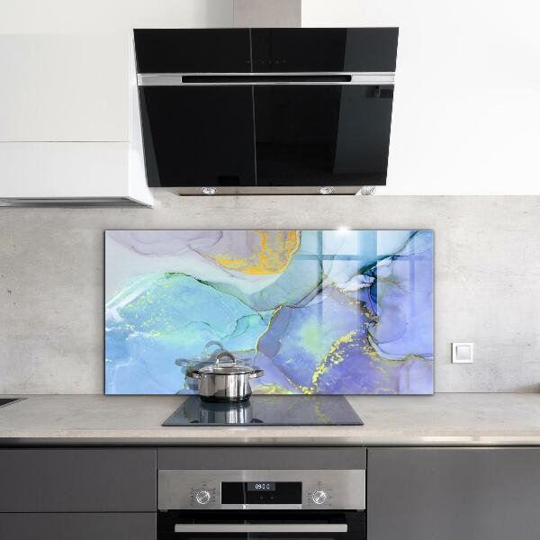 Cooker splashback Blue energy abstraction