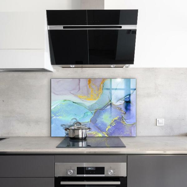 Cooker splashback Blue energy abstraction