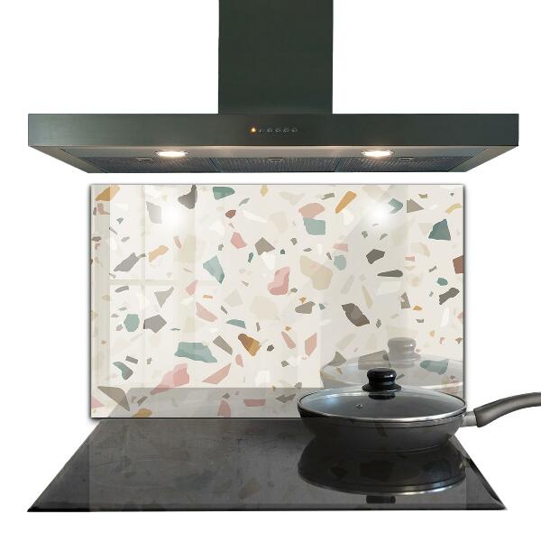Kitchen splashback Beige terrazzo terrazzo