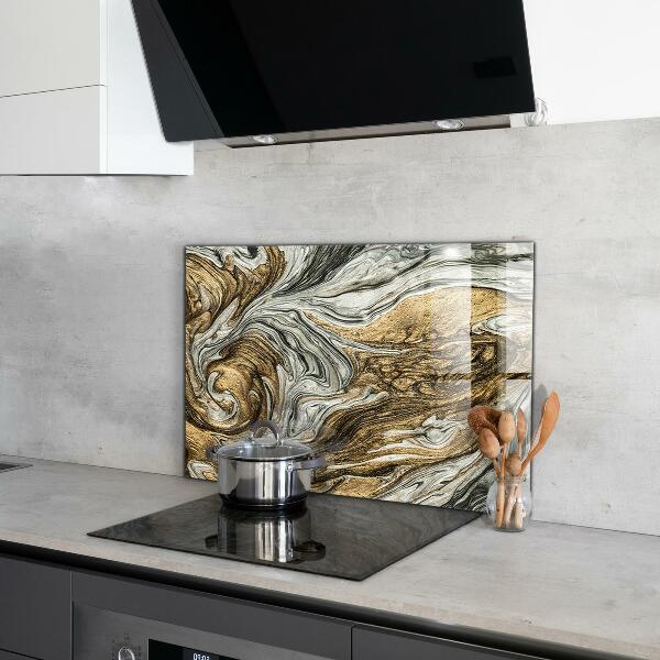 Cooker splashback Stone structure