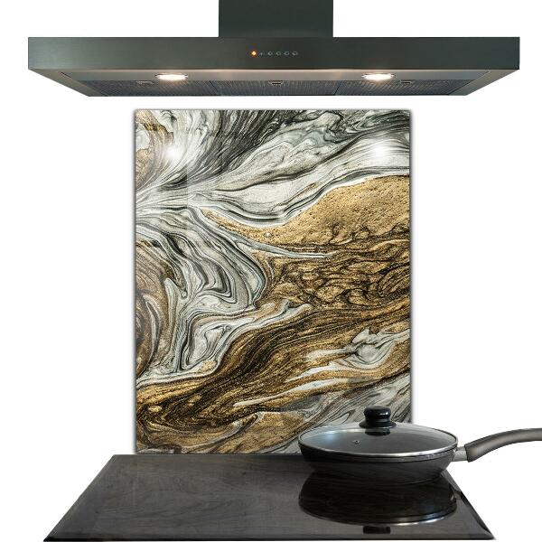 Cooker splashback Stone structure