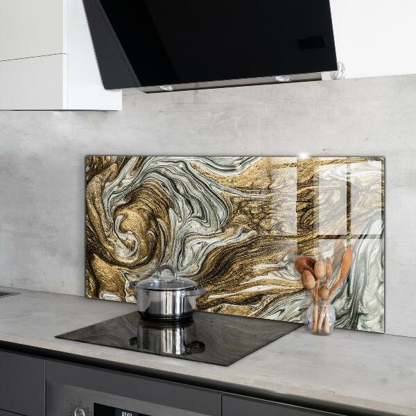 Cooker splashback Stone structure