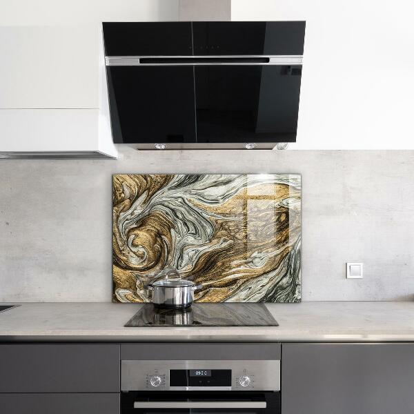 Cooker splashback Stone structure