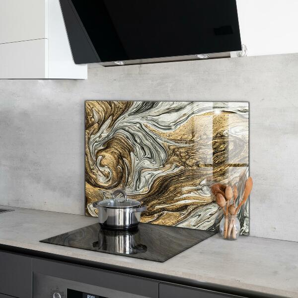 Cooker splashback Stone structure