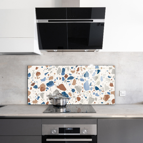 Kitchen splashback Terrazzo terrazzo stone