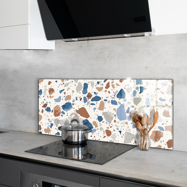Kitchen splashback Terrazzo terrazzo stone