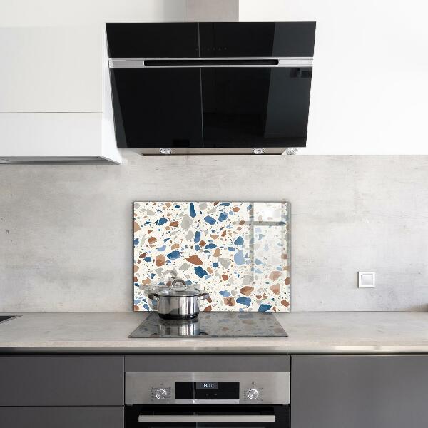 Kitchen splashback Terrazzo terrazzo stone