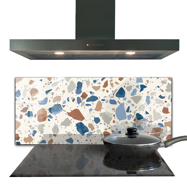 Kitchen splashback Terrazzo terrazzo stone