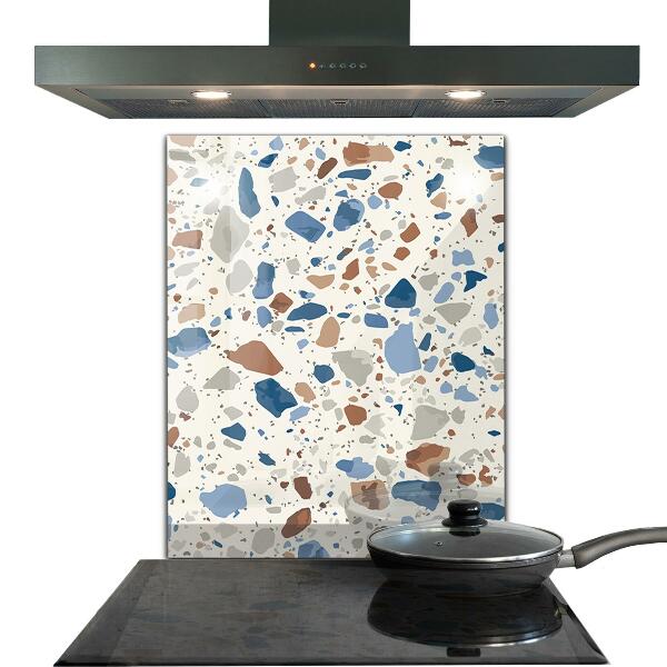 Kitchen splashback Terrazzo terrazzo stone